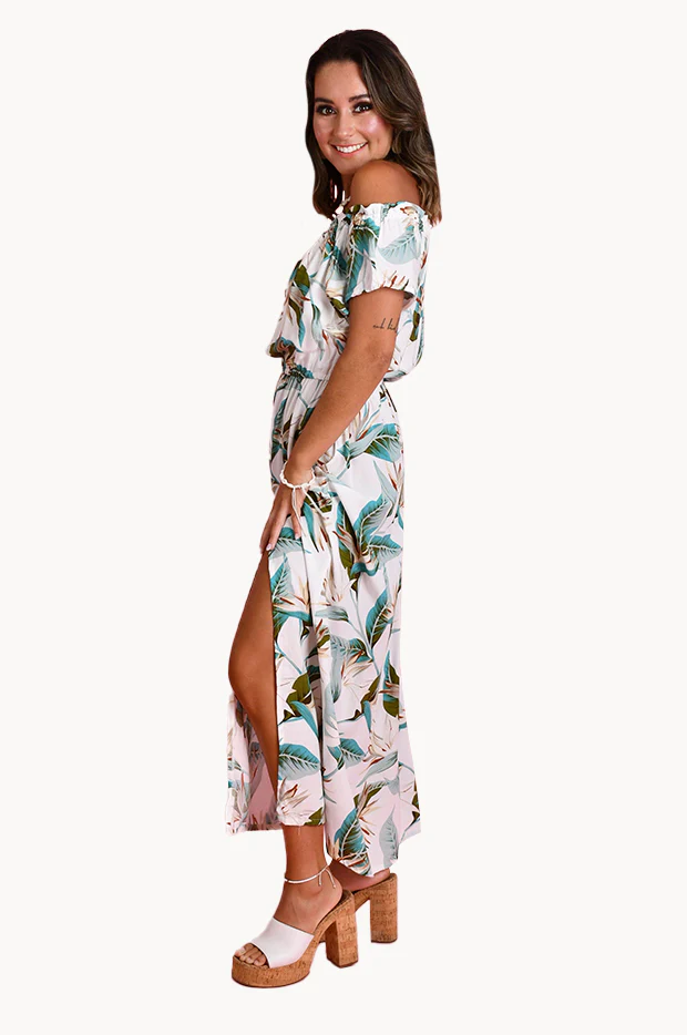 Bird Of Paradise Coral Bay Maxi Dress - Image 3