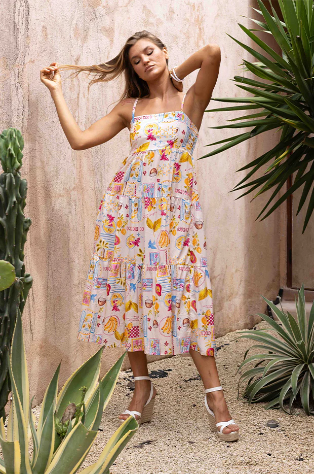 Coco Vacay Ellie Midi Dress - Image 4