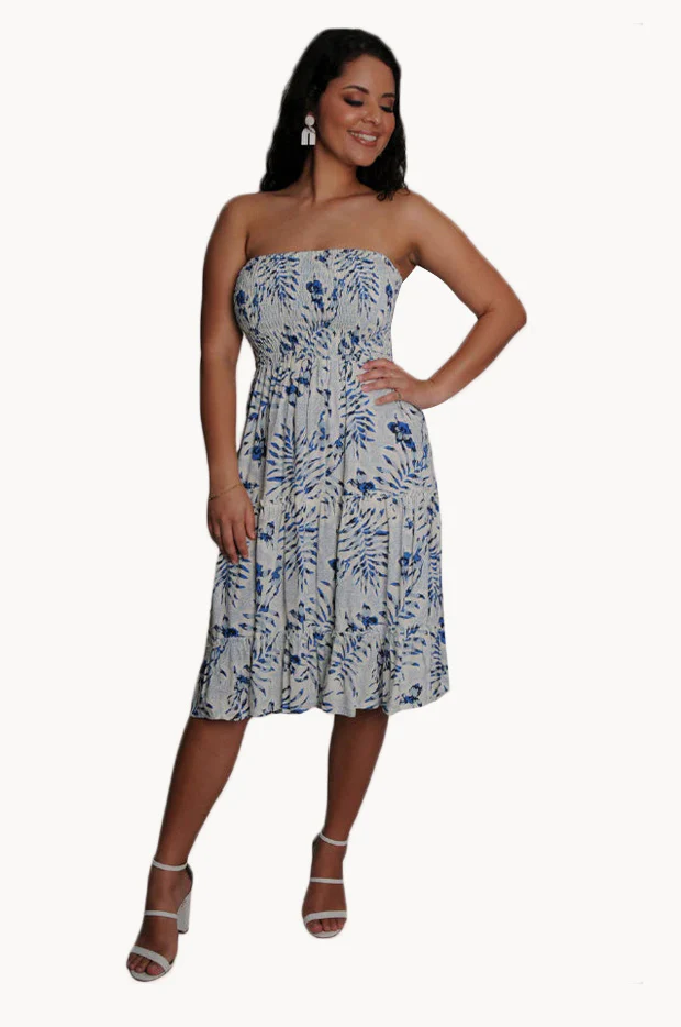 Fern Tiered Ruched Dress - Image 2