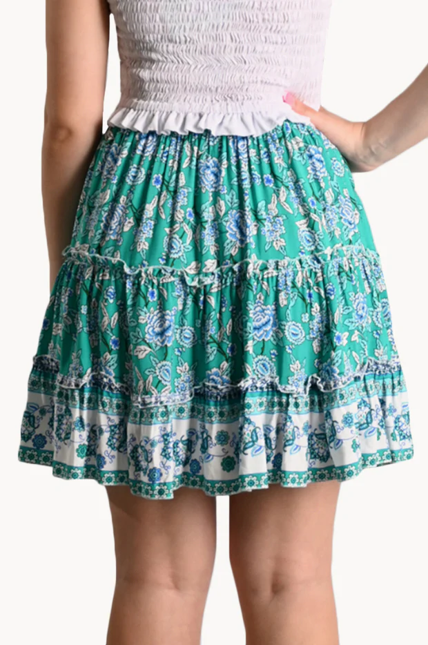 Jingle Bell Sunny Days Short Skirt - Image 2