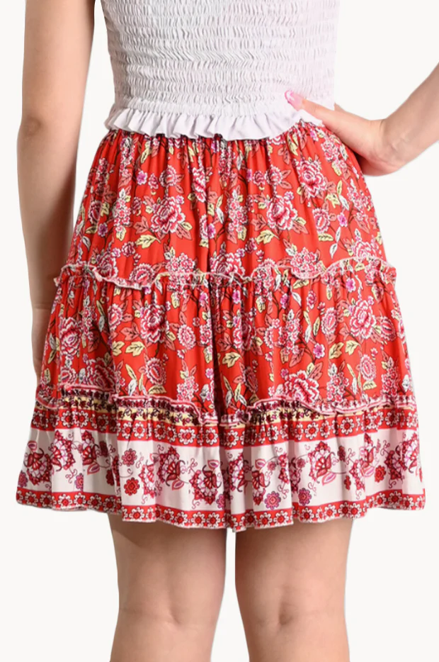 Jingle Bell Sunny Days Short Skirt - Image 2