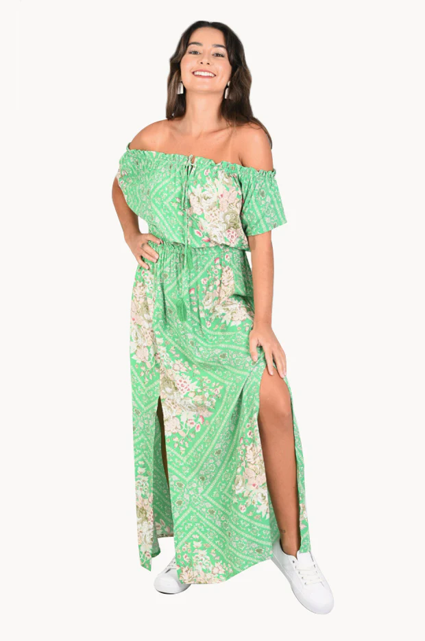 Oriental Rose Coral Bay Maxi Dress