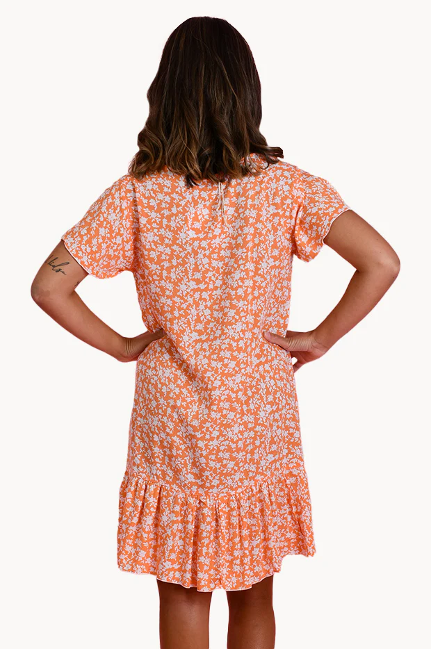 Primrose Cap Sleeve Button Dress - Image 2