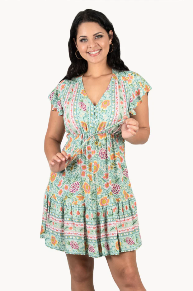 Tropical Punch Twiggy Dress