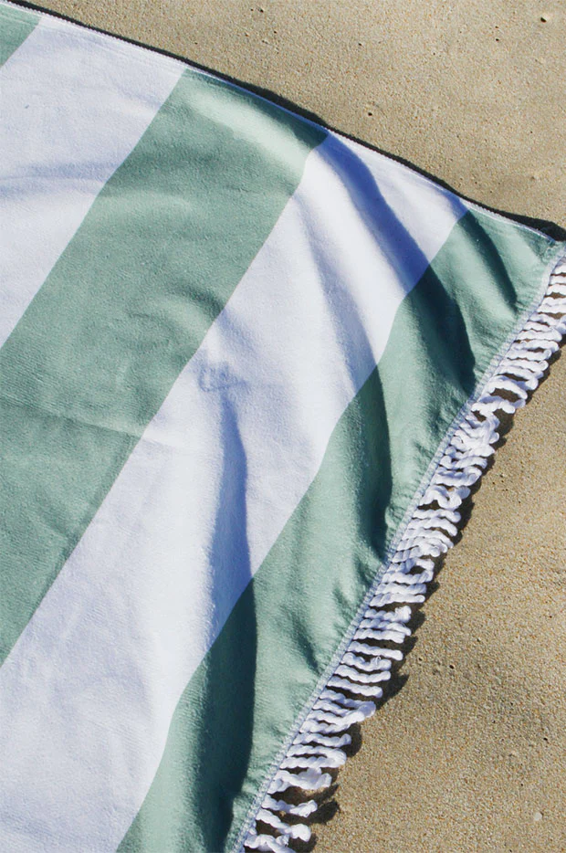 Retro Stripe Jumbo Beach Towel - Image 2
