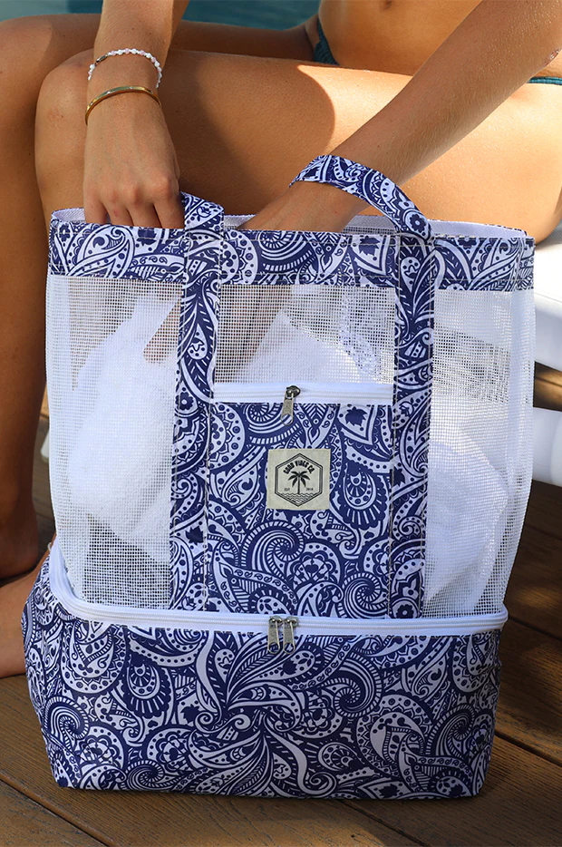 Tahitian 2 In 1 Beach Cooler Bag - Image 2