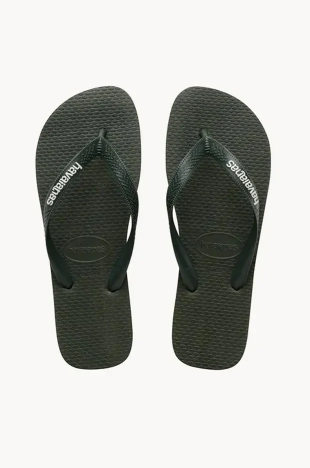 Mens Top Rubber Logo Thong - Image 4