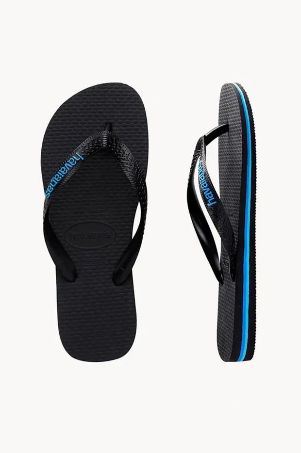 Mens Top Rubber Logo Thong - Image 3
