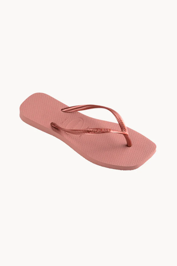 Slim Square Solid Thong