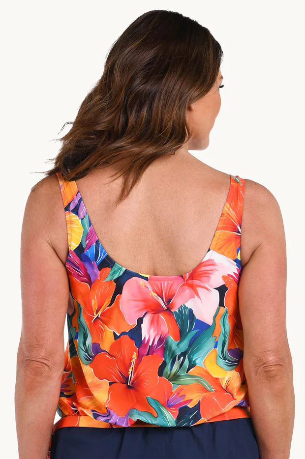 Hibiscus Honey Blouson Tankini Separate - Image 2