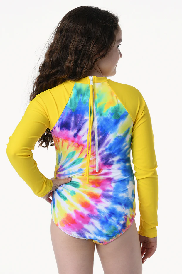 Girls Tie Dye Paddle Suit - Image 2
