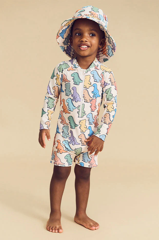 Boys Dino Play Sunsuit - Image 3