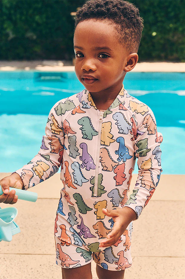 Boys Dino Play Sunsuit - Image 4