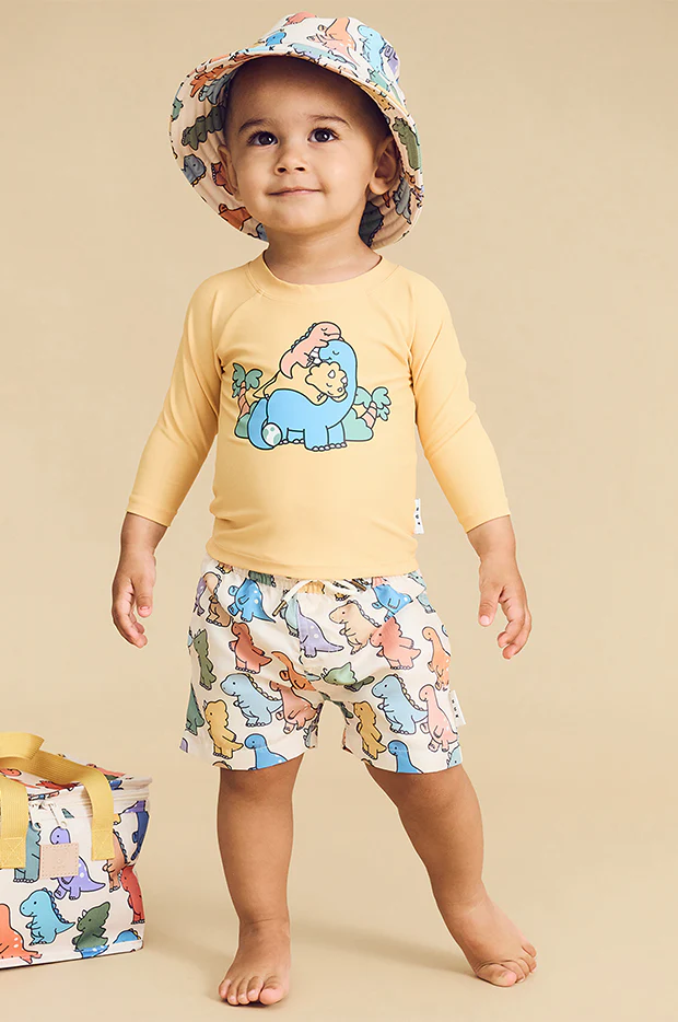Boys Dino Play Swim Hat - Image 3