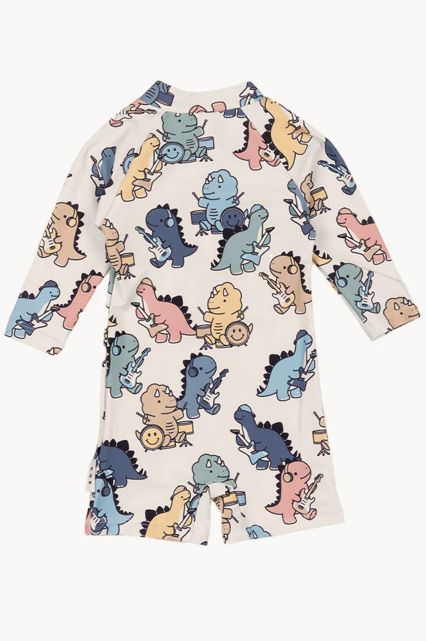 Boys Dino Shortie Sunsuit - Image 3