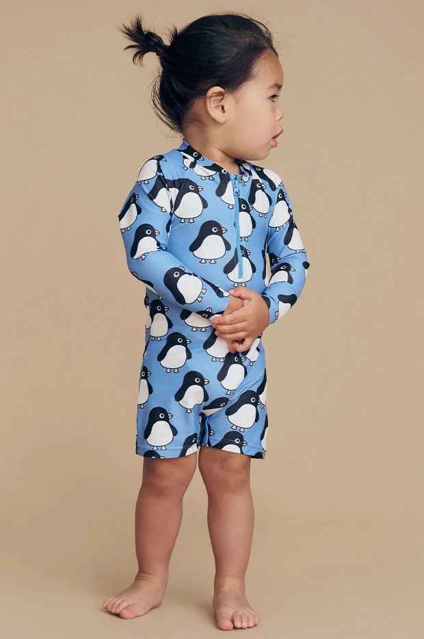 Boys Percy Long Sleeve Sunsuit - Image 4