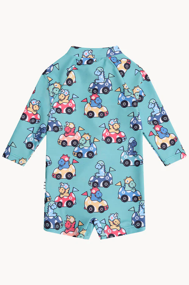 Boys Racer Dino Sunsuit - Image 2