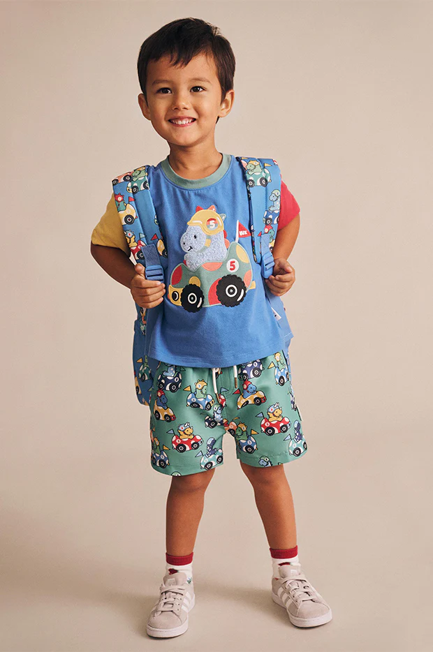 Boys Racer Dino Swim Short - Image 5