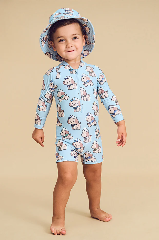Boys Sailor Pup Swim Hat - Image 3