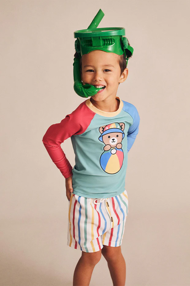 Boys Sporty Huxbear Suntop - Image 4