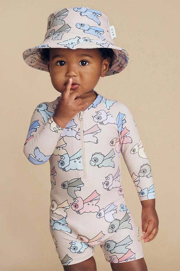 Boys Super Dino Swim Hat - Image 4