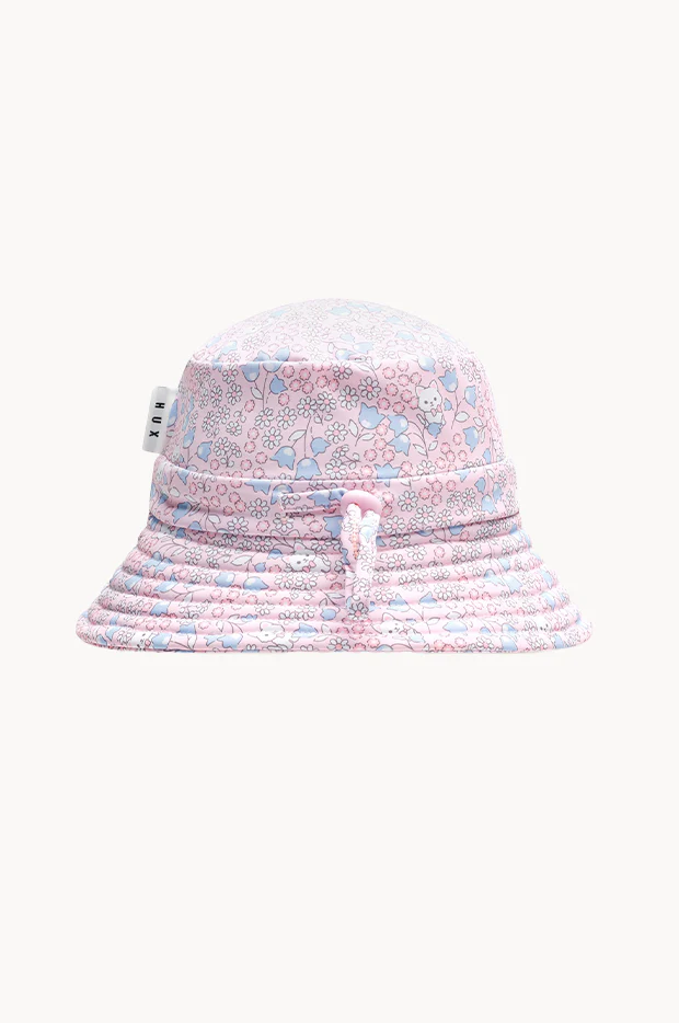 Girls Bluebell Floral Swim Hat - Image 2