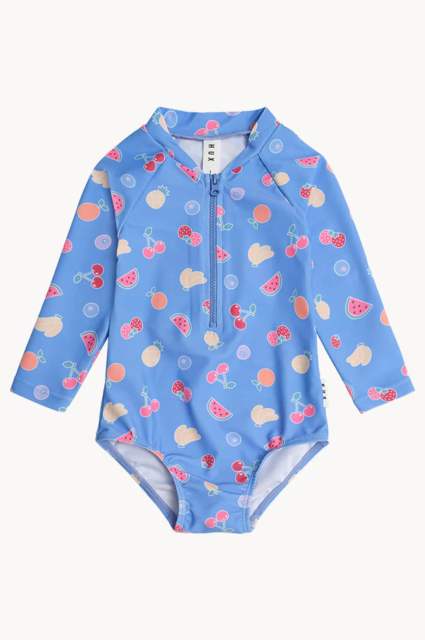 Girls Fruit Emoji Sunsuit - Image 2