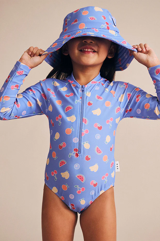 Girls Fruit Emoji Swim Hat - Image 4