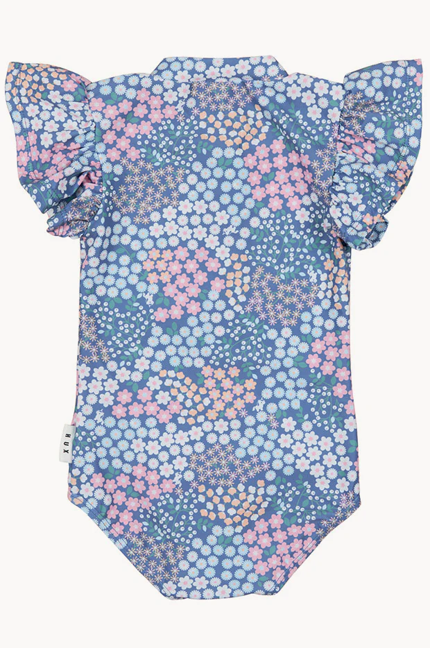 Girls Garden Floral Frill Sunsuit - Image 4