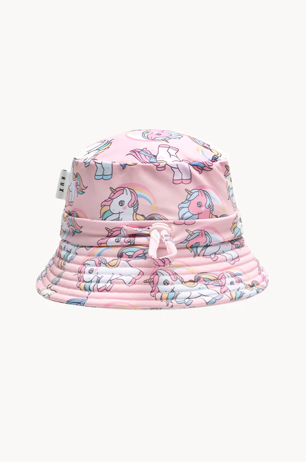 Girls Rainbow Unicorn Swim Hat - Image 2
