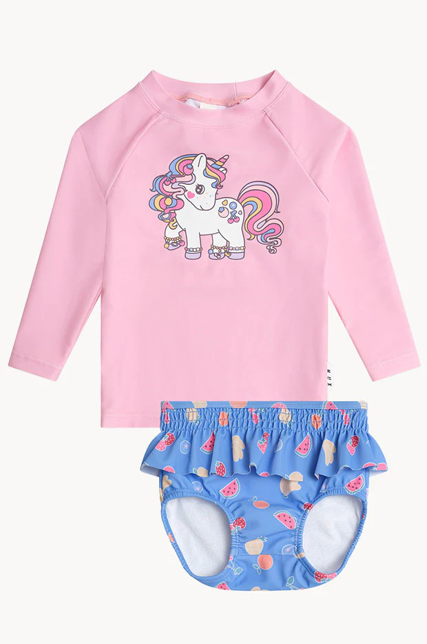 Girls Tutti Frutti Unicorn Suntop Set - Image 2