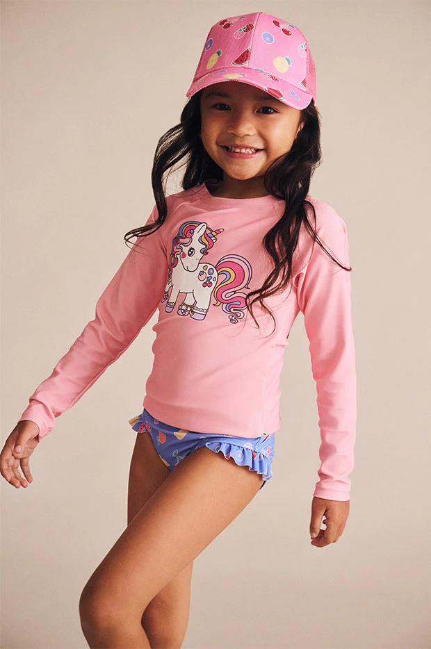 Girls Tutti Frutti Unicorn Suntop Set - Image 4