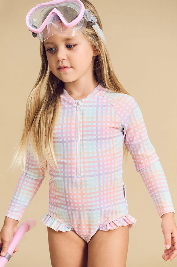 Rainbow Check Sunsuit - Image 3