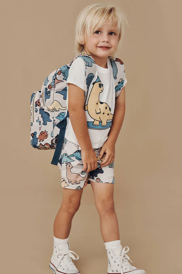 Toddler Boys B-ball Dino Swim Short