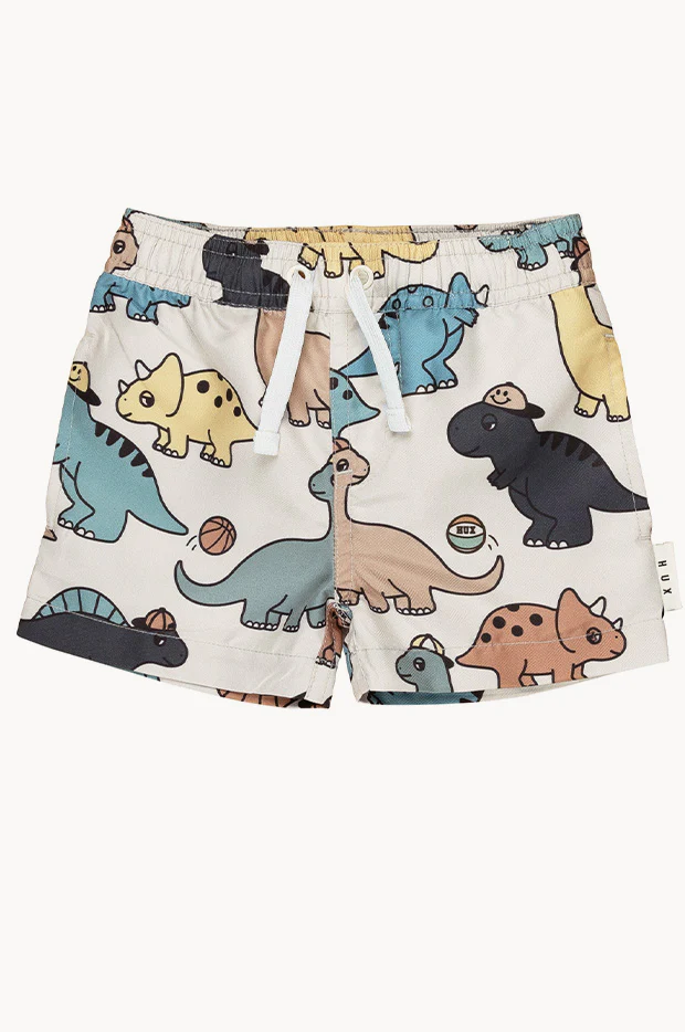 Toddler Boys B-ball Dino Swim Short - Image 2