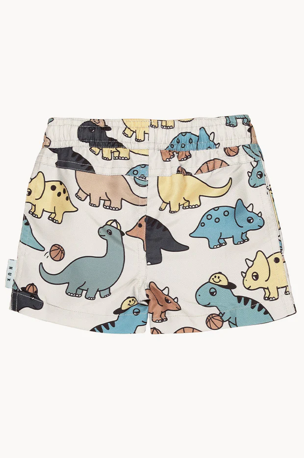 Toddler Boys B-ball Dino Swim Short - Image 3