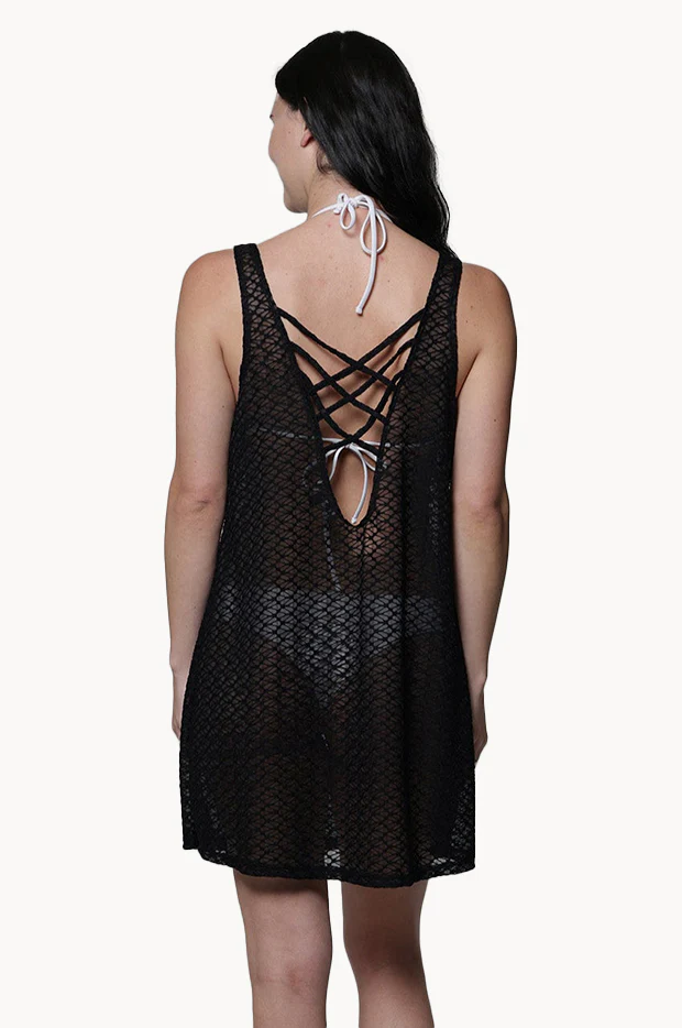 Escala Lattice Back Dress - Image 2