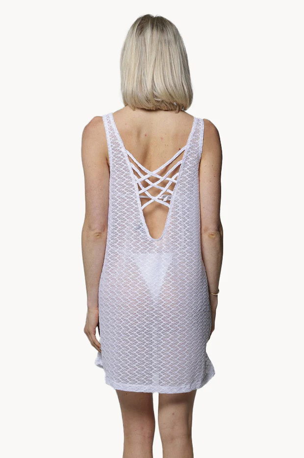 Escala Lattice Back Dress - Image 2
