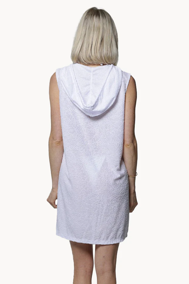 Palms Terry Sleeveless Zip Hoodie - Image 2