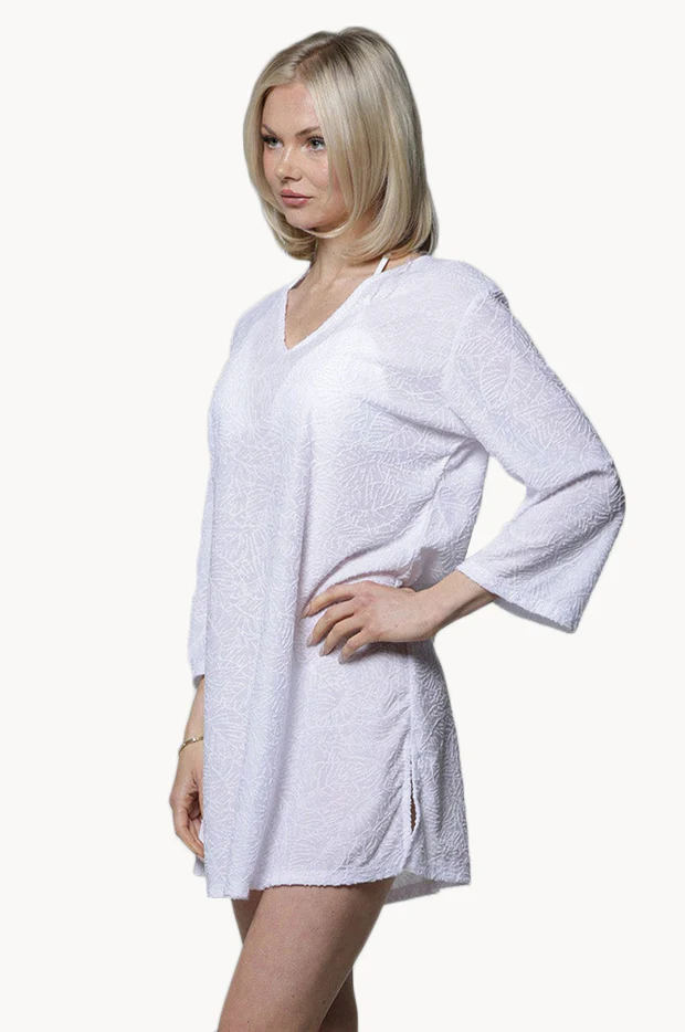 Palms Terry V Neck Tunic - Image 3