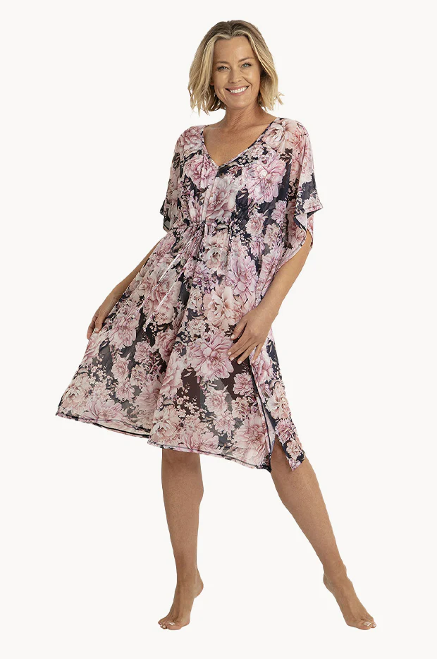 Chiara Mesh Capri Kaftan