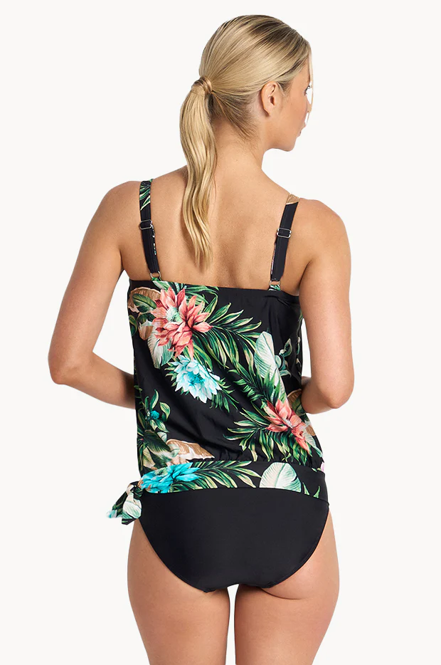 Floral Blouson Tankini Set - Image 2