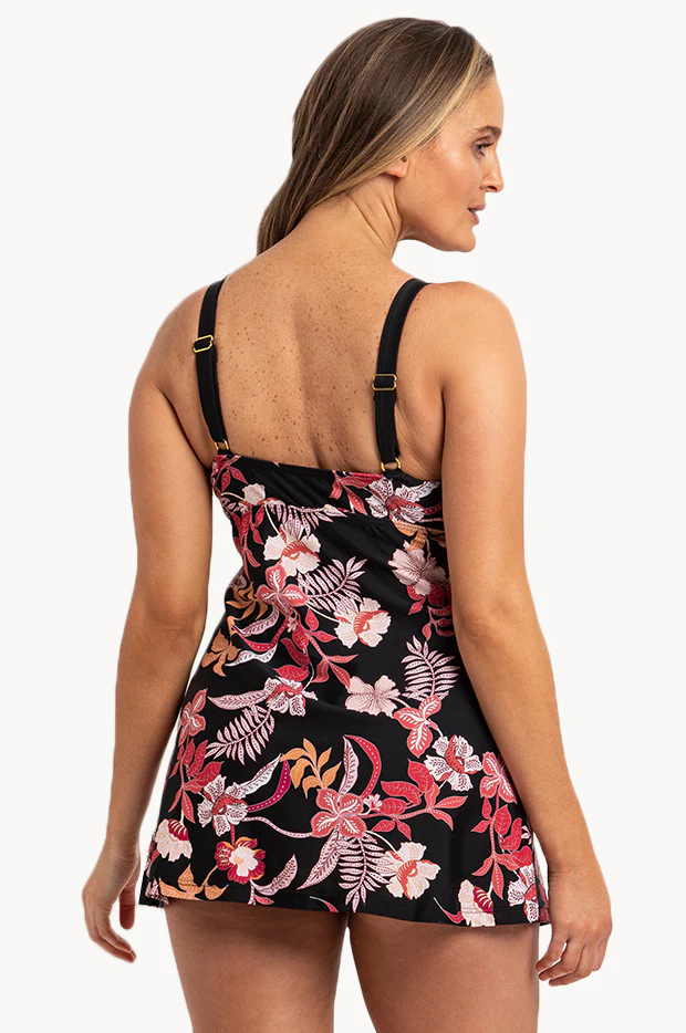 Floral Empire Swim Dress - Image 2