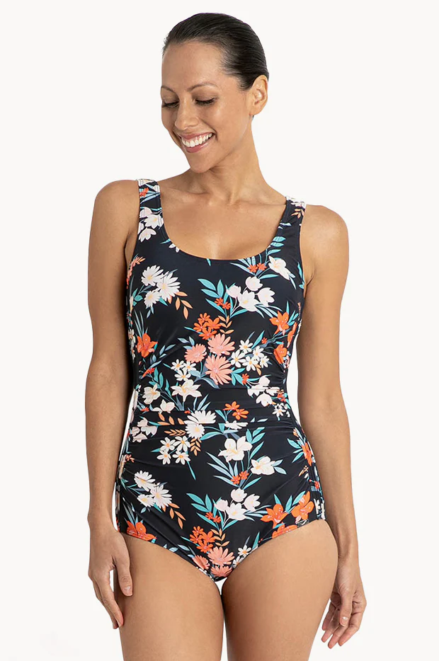 Floral Pintuck One Piece
