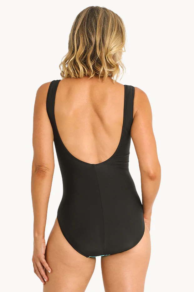 Leaf Square Neck One Piece - Image 2