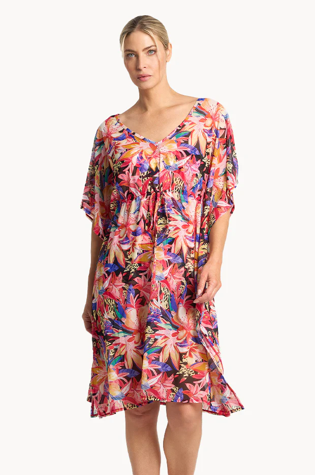 Mandalay Mesh Capri Kaftan