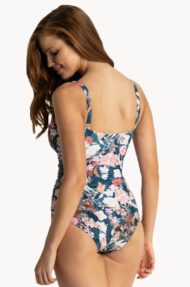 Paris DD/E Cup Mesh Frill One Piece - Image 2