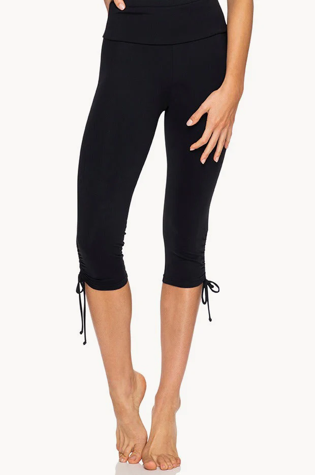 Plain Capri Tie Side Swim Pant - Image 6