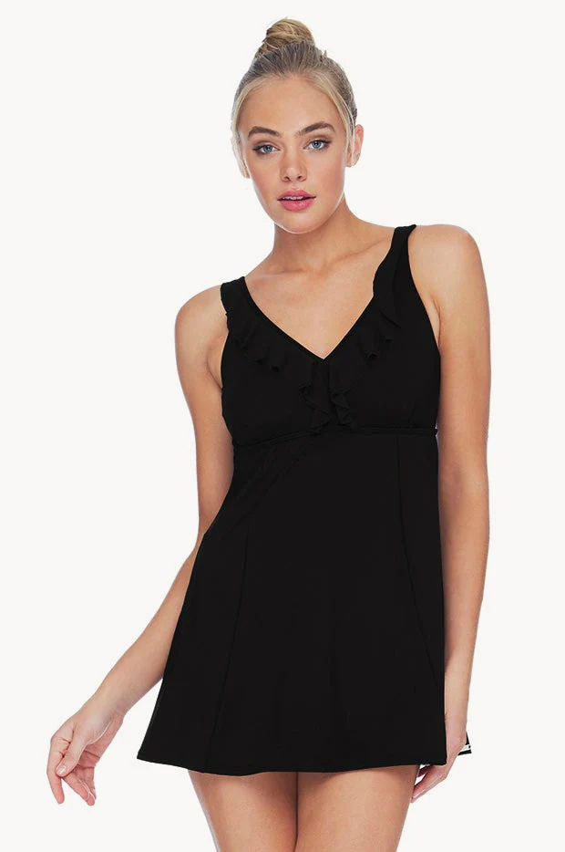 Ruffle Swim Dress - Image 3