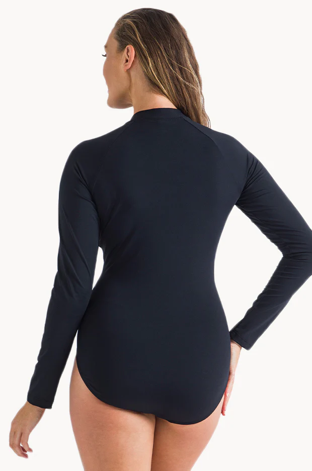 Saba Long Sleeve Zip Front Sunsuit - Image 2